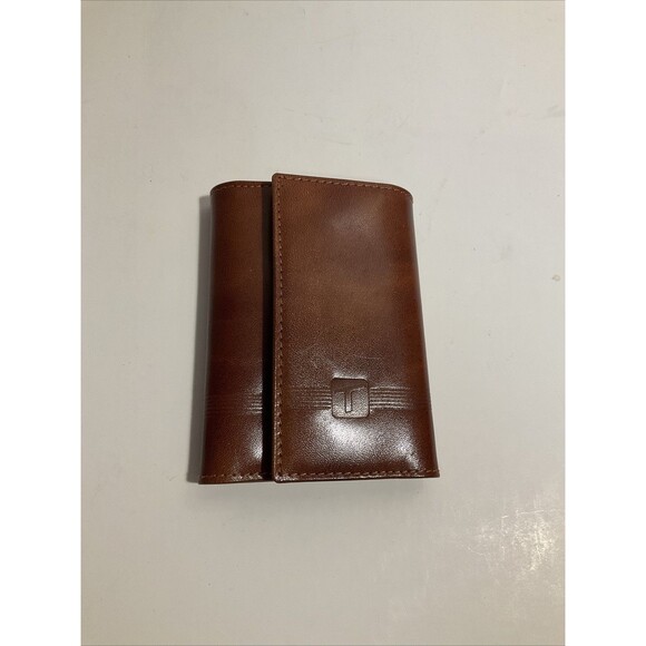 Temptations Brown Leather Key Wallet Vintage Keeper - Picture 2 of 10
